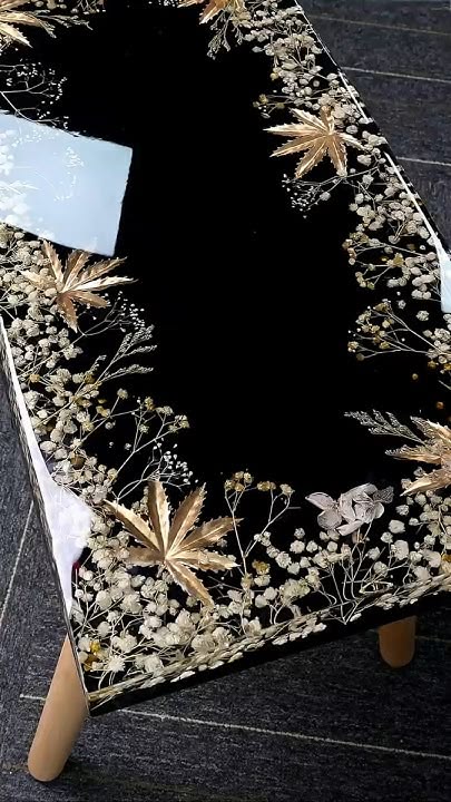Floral Resin Tables